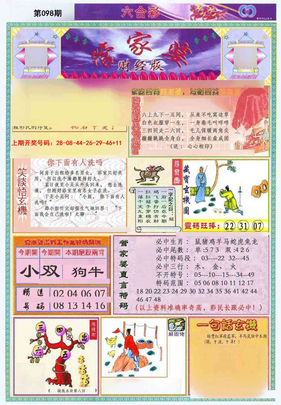 098期管家婆财经版[图]